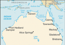 Mapa Australia