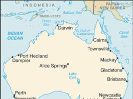 Mapa Australia