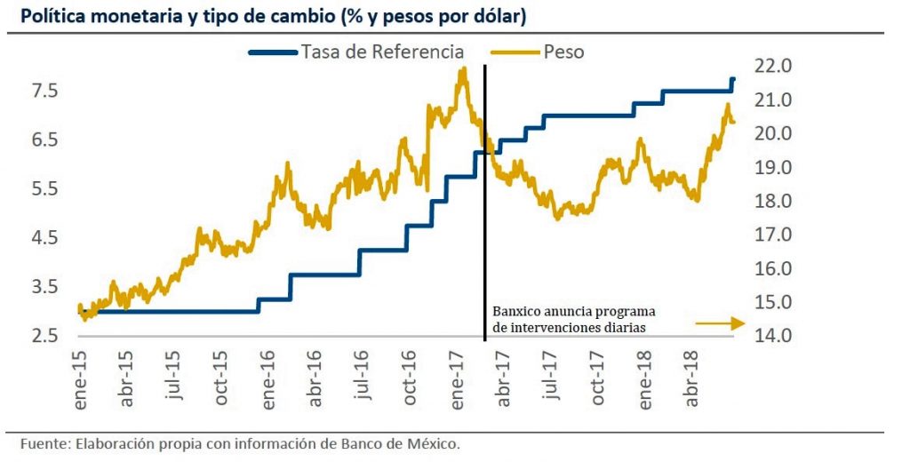 Intervenciones en el mercado cambiario. Revista Fortuna