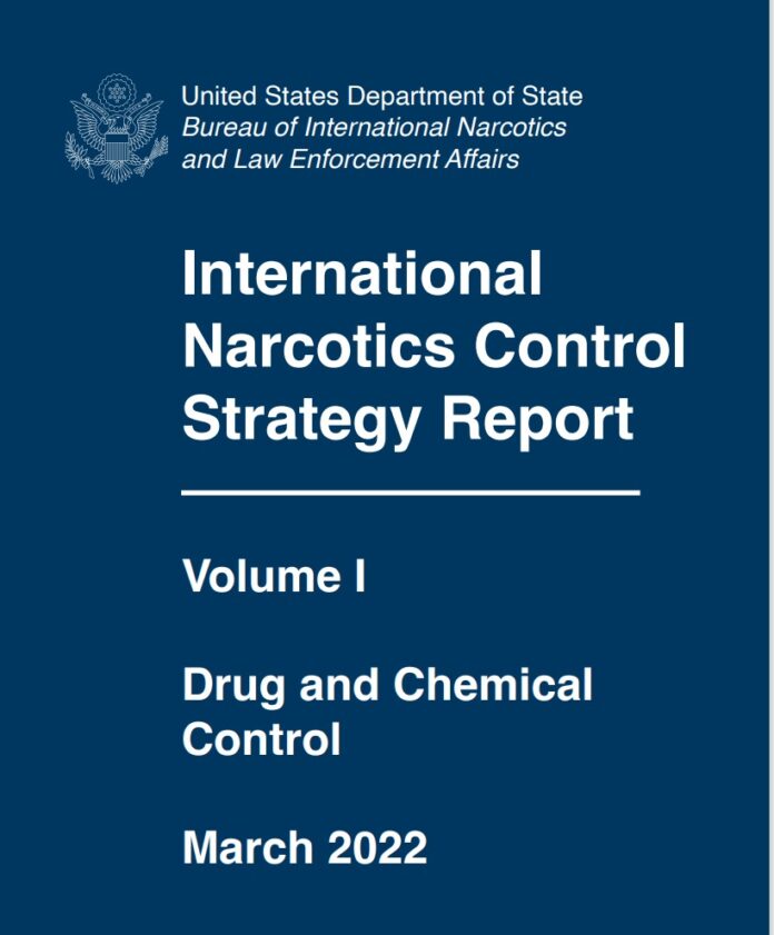 Informe Anual sobre el Control de Narcóticos del gobierno estaounidense