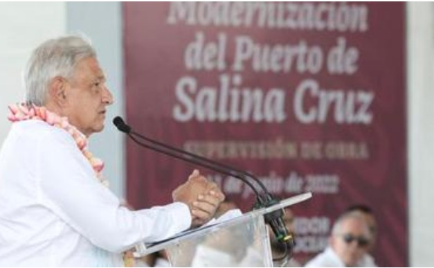 Obras en el Puerto de Salina Cruz