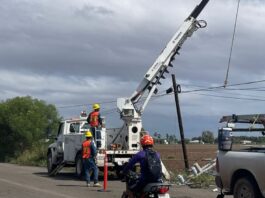 CFE trabaja ya en reestablecer servicio en Costa Grande de Guerrero luego del paso de huracán John