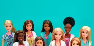 Después de haber analizado 92 muñecas Barbie con profesiones enfocadas en la medicina o la ciencia, Katherine Klamer,