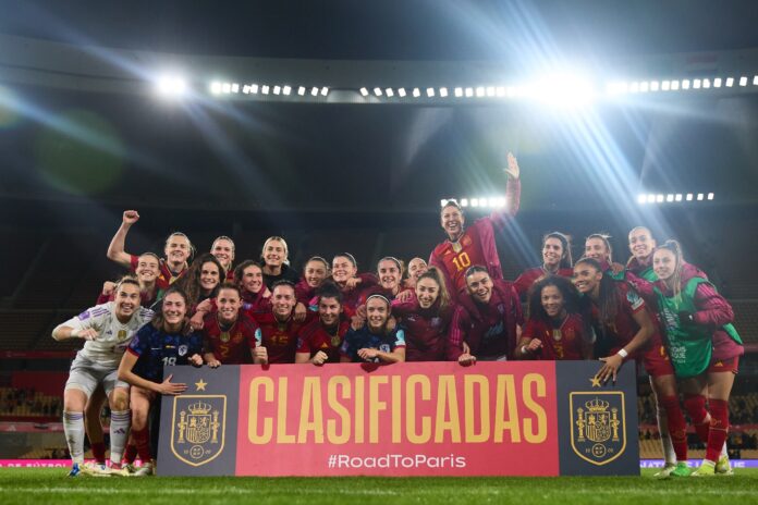 España clasificó por primera vez a Juegos Olímpicos. / Foto: @SEFutbolFem