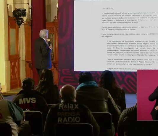 El diario TNYT publicará una nota sobre otra investigación de la DEA que se cerró respecto a supuestos financiamientos del narco a la campaña del presidente López Obrador en 2018