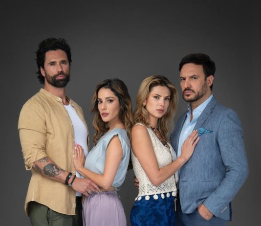 Marea de pasiones, nueva telenovela de TelevisaUnivision, protagonizada por Oka Giner y Matías Novoa, se colocó ayer en su estreno