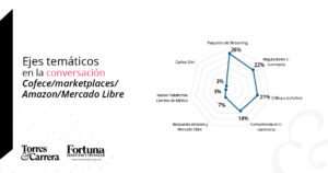 Ejes temáticos en la conversación Cofece vs. marketplaces 