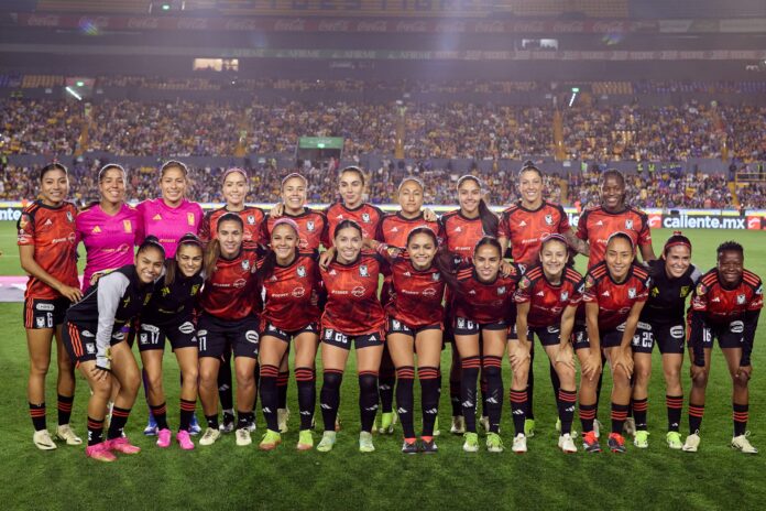 Tigres Femenil tiene seis títulos en la Liga MX Femenil. / Foto: Tigres Femenil.