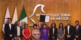 Recibe Clara Brugada constancia de mayoría por parte de IECM