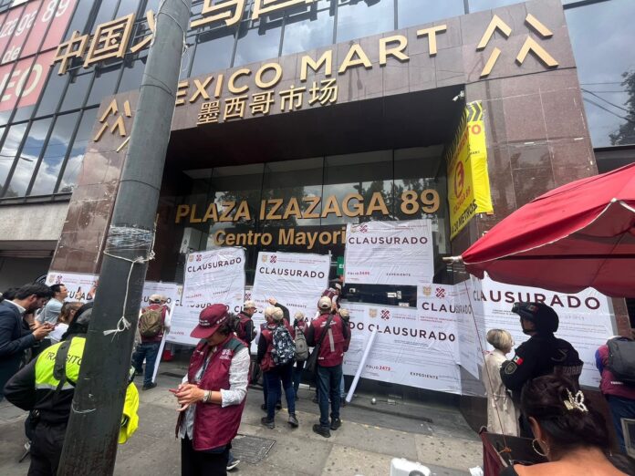 Clausura Invea Plaza Izazaga 89 en el Centro Histórico por violar diversas disposiciones legales