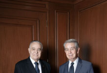 El presidente del COMCE, Valentín Díez Morodo y Sergio E. Contreras, presidente ejecutivo