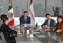 El secretario de Economía, Marcelo Ebrard, aseguró que pronto habrá buenas noticias para la industria audiovisual mexicana,