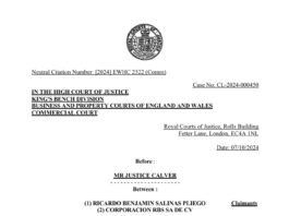 Para obtener recursos por 115 millones de dólares, Ricardo Salinas Pliego entregó en garantía acciones de Elektra con un valor de 400 millones de dólares, operación que concretó en julio de 2021 cuando los títulos de esta emisora registraron su valor máximo de los últimos cinco años en niveles de 1,600 pesos